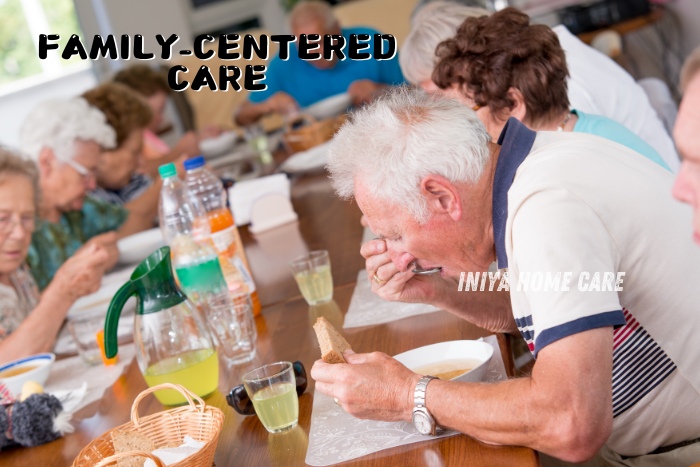 Reflects the nurturing and supportive environment provided to enhance the quality of life for elderly clients