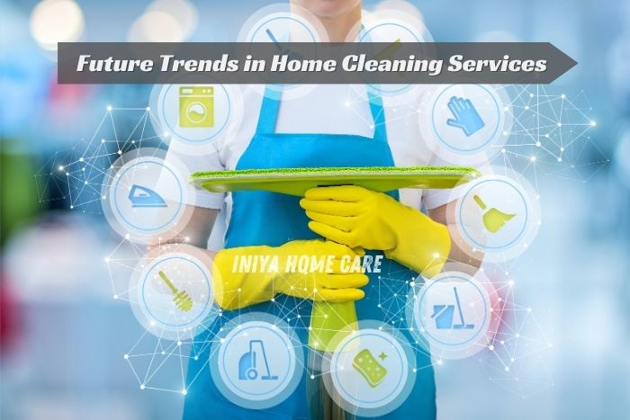 Innovative cleaning icons, representing advanced home maintenance solutions by Iniya Home Care in Pollachi