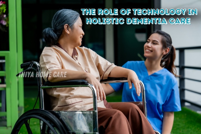 Iniya Home Care in Pollachi providing emotional and technological support to a seniors